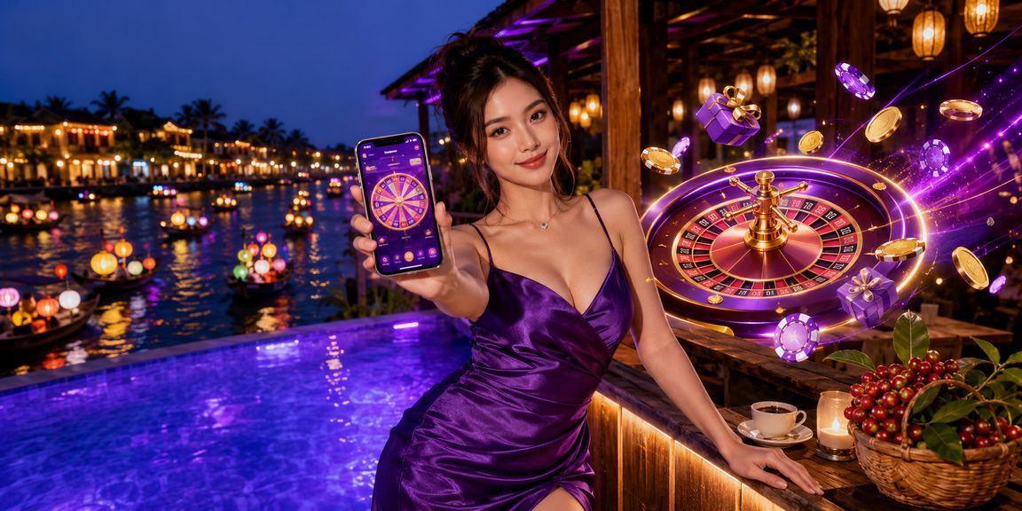 Trò chơi roulette tại Hội An bên ly cà phê