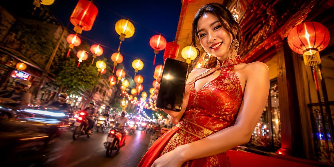 Khung cảnh người chơi tham gia khuyến mãi tại chợ đêm Huế